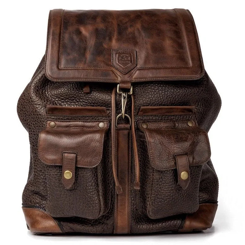 Heritage Leather Doc Electronics Organizer / Dopp Kit-Accessories > Office & Tech > Leather-Espresso-Mission Mercantile Leather Goods